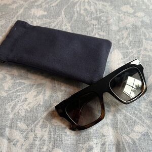 Le Specs Black Sunglasses with Case